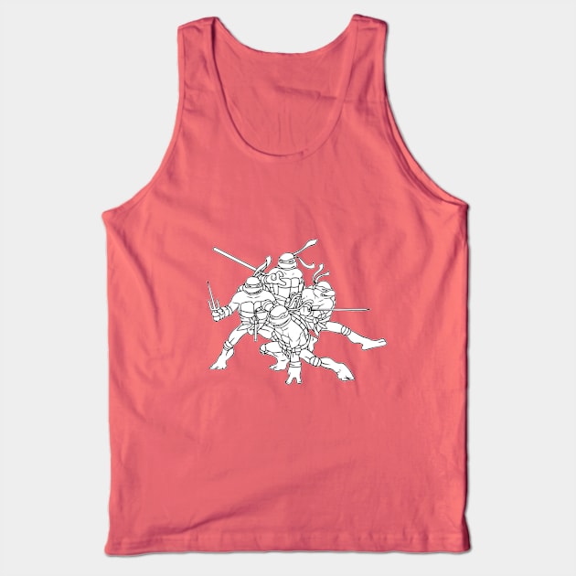 Teenage Mutant Ninja Turtles, TMNT Tank Top by hypedealer